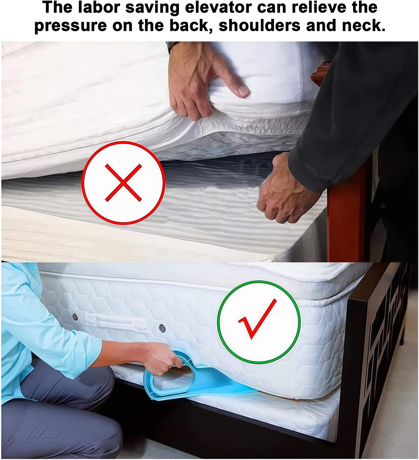 MCOIKY® Mattress Lifter Tool 2 In 1 Bedsheet Tucker Tool