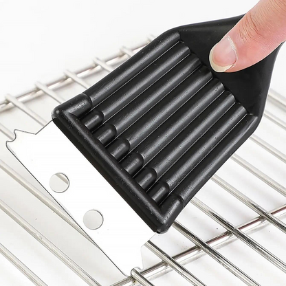 2-in-1 Barbecue Cleaning Brush and Scraper Set