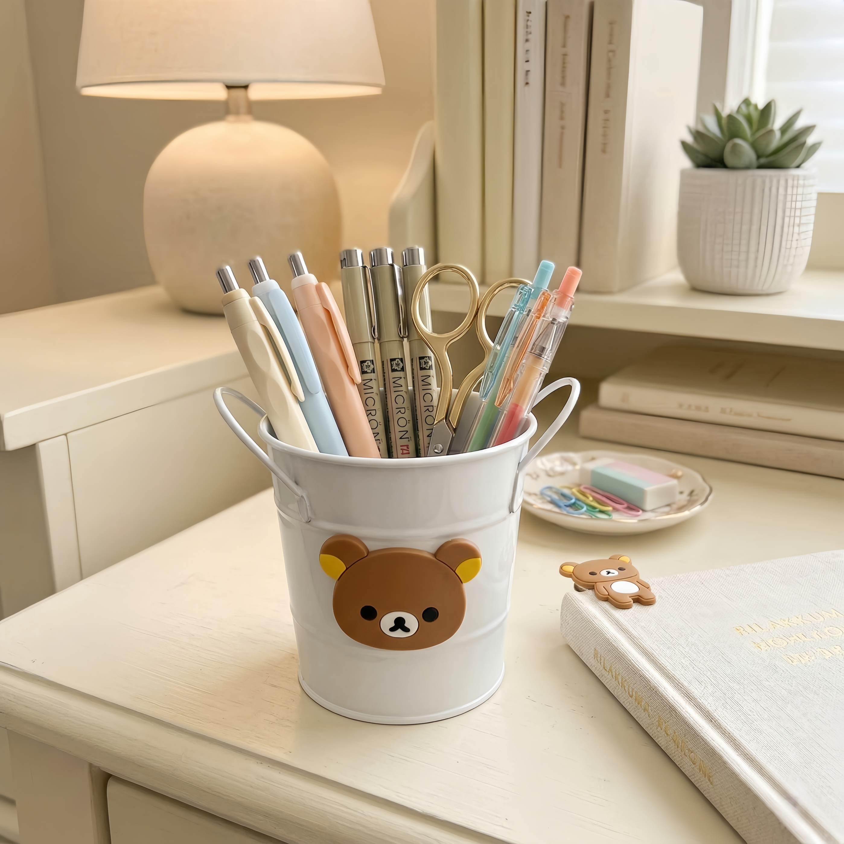 White Bucket + Bear