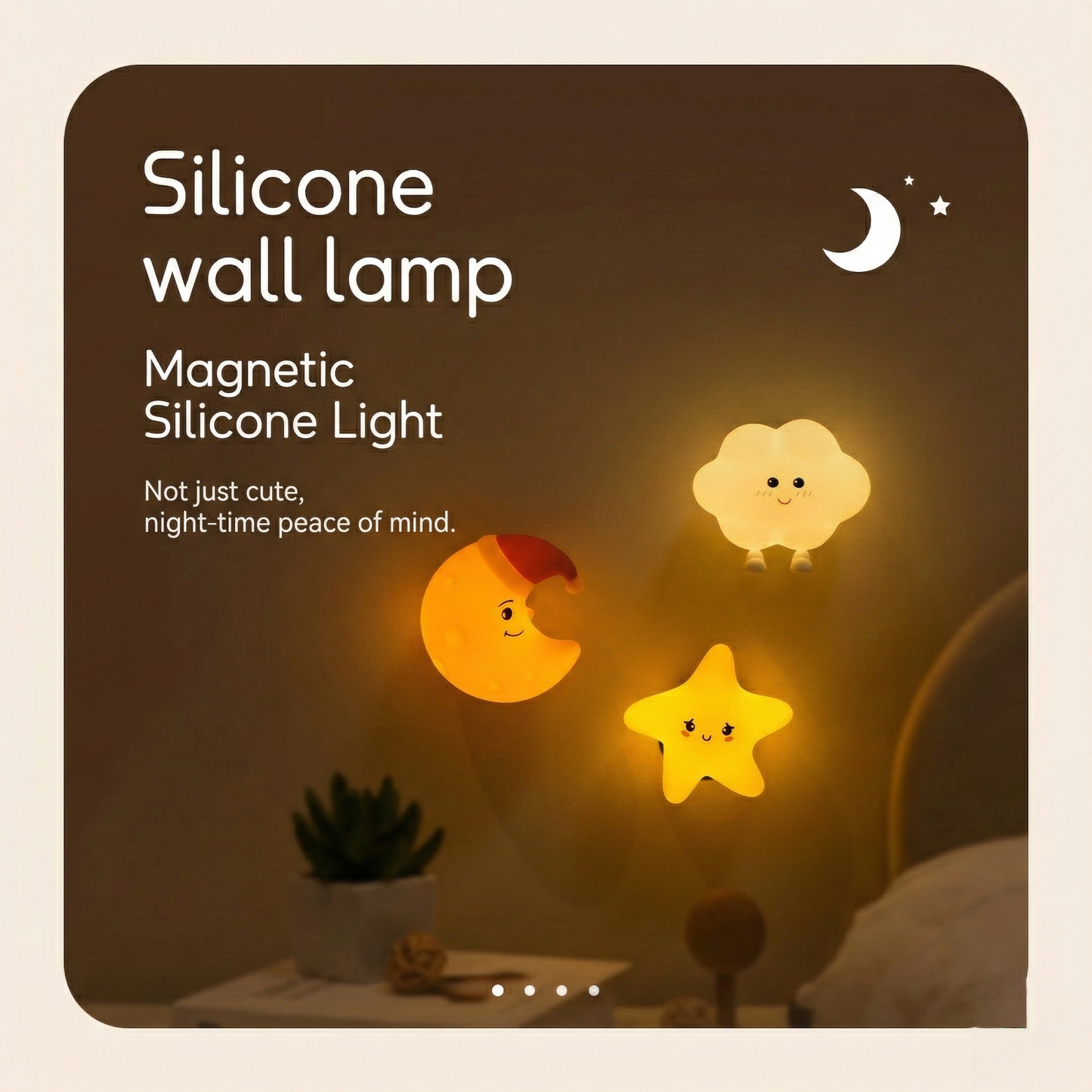 Magnetic Tap Silicone Night Light