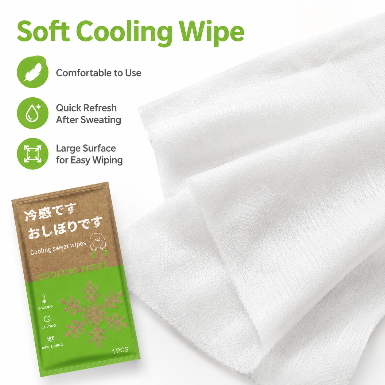 [Summer Launch Special] CoolRush Towel for Hot Weather –Instant & Long-Lasting Cooling for Outdoor Performance, No Rinse Large Cooling Body Wipe, Must Have for Summer Travel, Cruise, Concert, Rave, Lake, Gardening & Daily Use